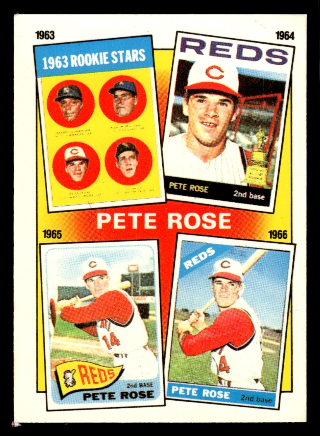 1986 Topps Tiffany #2 The Pete Rose Years: 1963-1966 TPRY *Fresh from Box!*