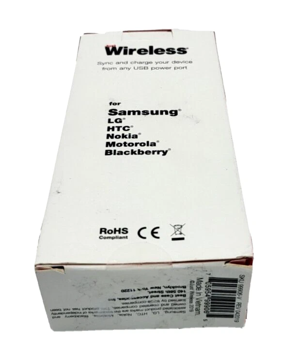 JUST WIRELESS 6ft Micro-USB CHARGING CABLE-PINK - Image 4 of 4