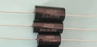 NEW STOCK* 20 x  PURE BLACK 0.01uF / 630 VOLT POLYCARBONATE  AXIAL CAPACITOR