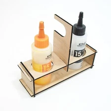 No Glue Glue Caddy Holder Organizer Hanger Laser Cut from 2.7 mm Plywood DYI Kit