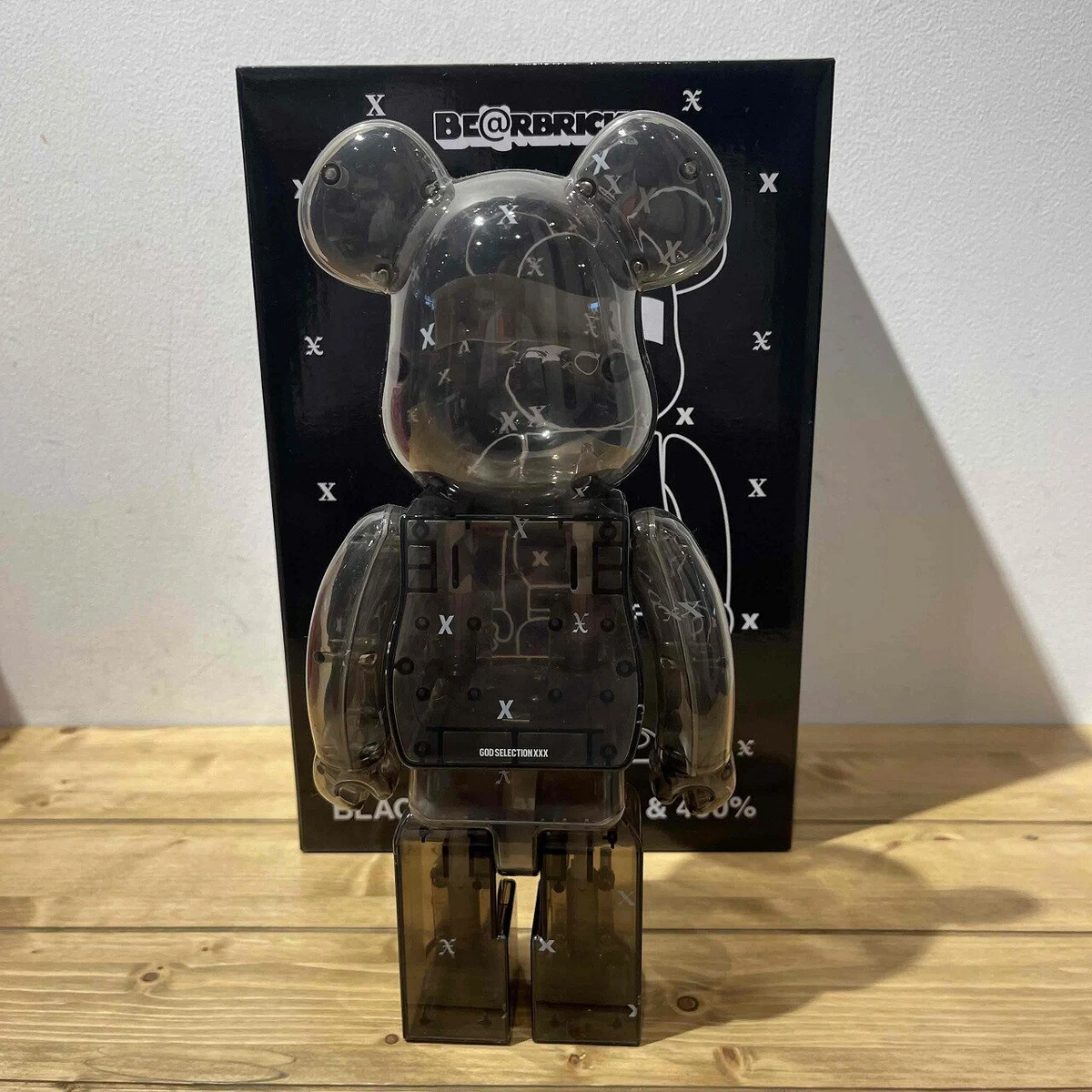 Medicom Toy Be Rbrick God Selection Xxx Black Clear 400 Bearbrick