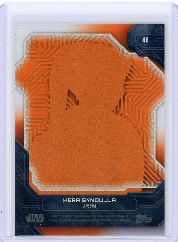 2024 Topps High Tek Star Wars HERA SYNDULLA Orange 20/25 - Picture 2 of 2
