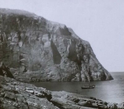 1911, Cuckold Head Near Quidi Vidi, Newfoundland, Magic Lantern Glass Slide