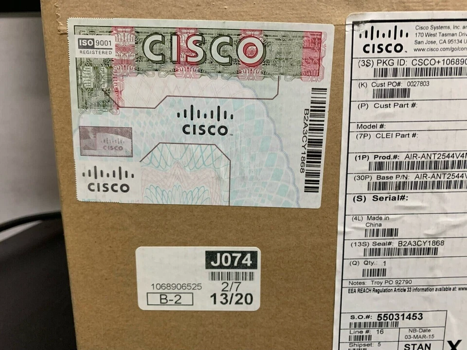 Cisco Aironet AIR-ANT2544V4M-R8 Antenna - Dual Band B2A3CY1868 NEW OPEN BOX - Image 2 of 4