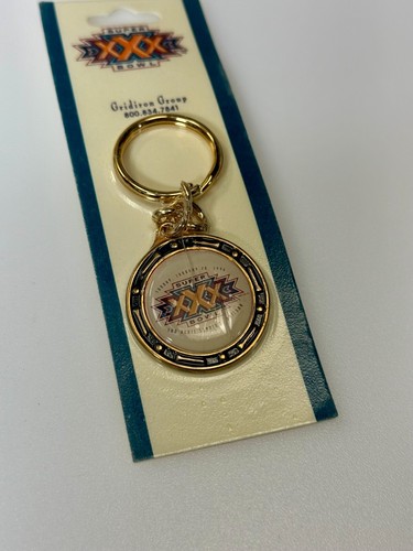 Super Bowl 30 Xxx Key Chain Dallas Vs Pittsburg Sun Devil Stadium Keychain - Picture 10 of 22