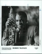 1992 Press Photo Saxophonist Bobby Watson - pip06214