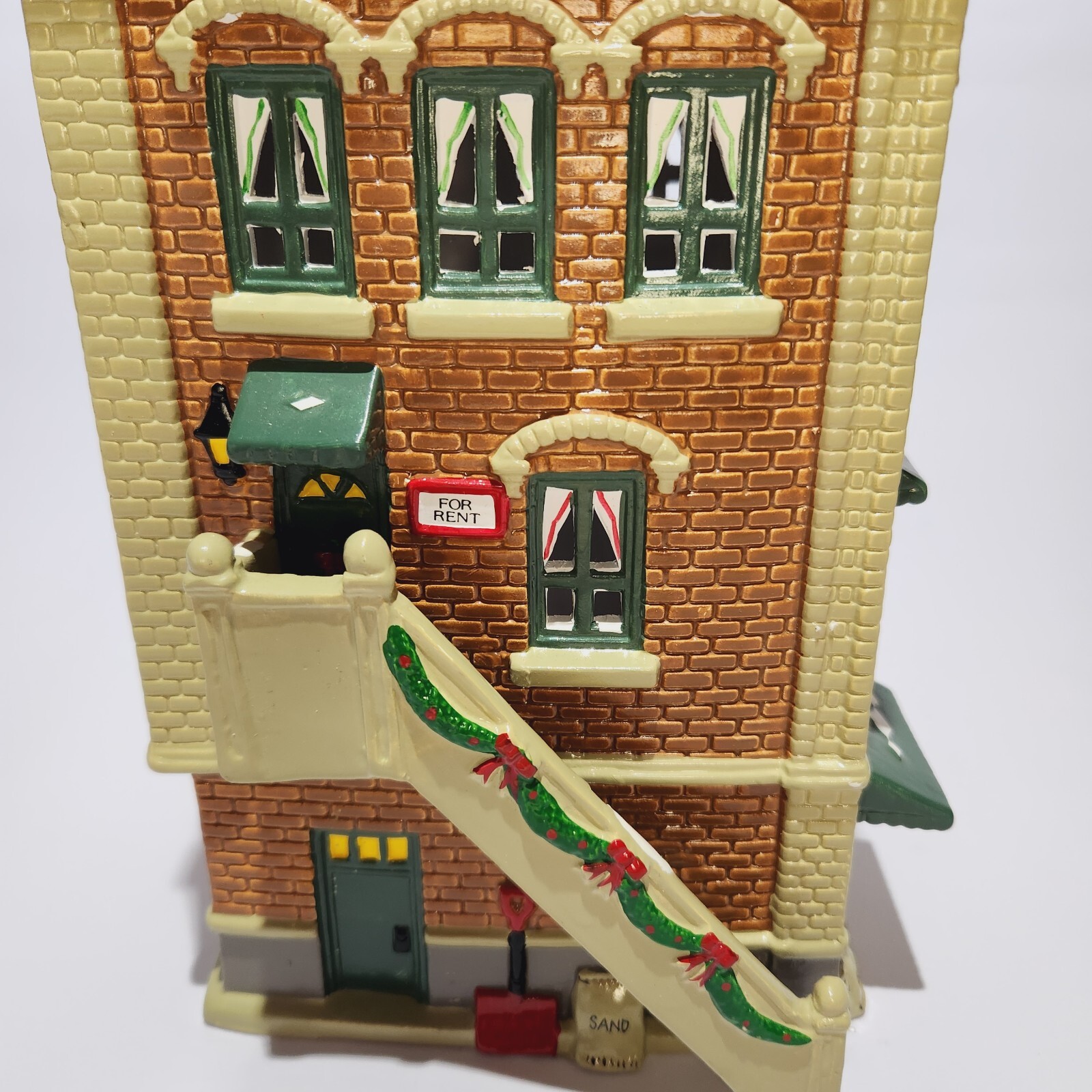 Snow Village Main Street Hardware Store Department 56 Vintage 1990 With