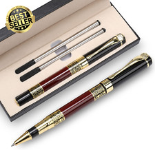 Ballpoint Pen Black Refill, Luxury Gift Set for Men &Women, Red,Office Executive