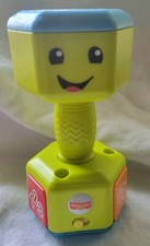 Fisher-Price Laugh  Learn Countin' Reps Dumbbell Musical Rattle Toy 2019