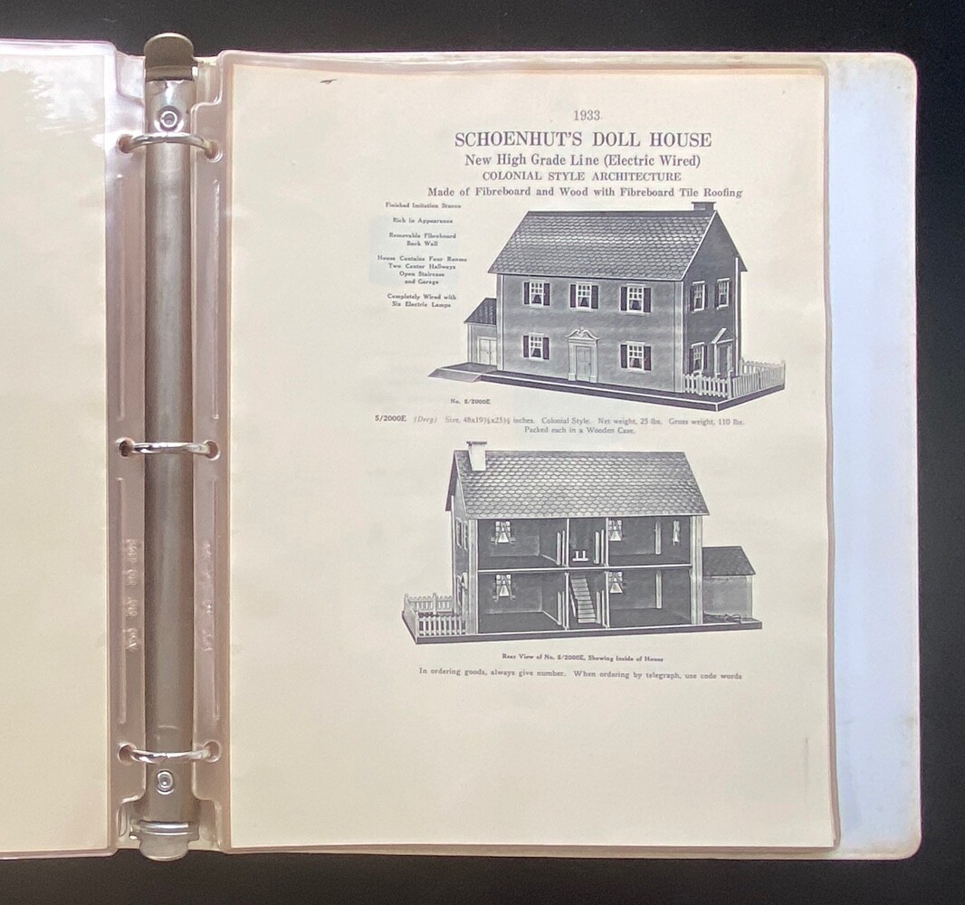 19171934 SCHOENHUT DOLLHOUSES / DOLLHOUSE FURNITURE CATALOGS MARGARET WHITTON eBay