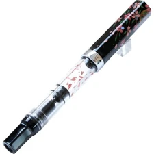 TWSBI ECO × BUNGUBOX Wajima Maki-e Fountain Pen Weeping SAKURA Black EF Nib