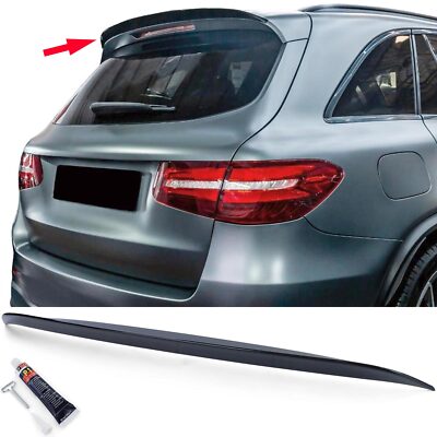 Dachspoiler Heckspoiler Schwarz Glanz für Mercedes GLC X253 ab 2015-2022