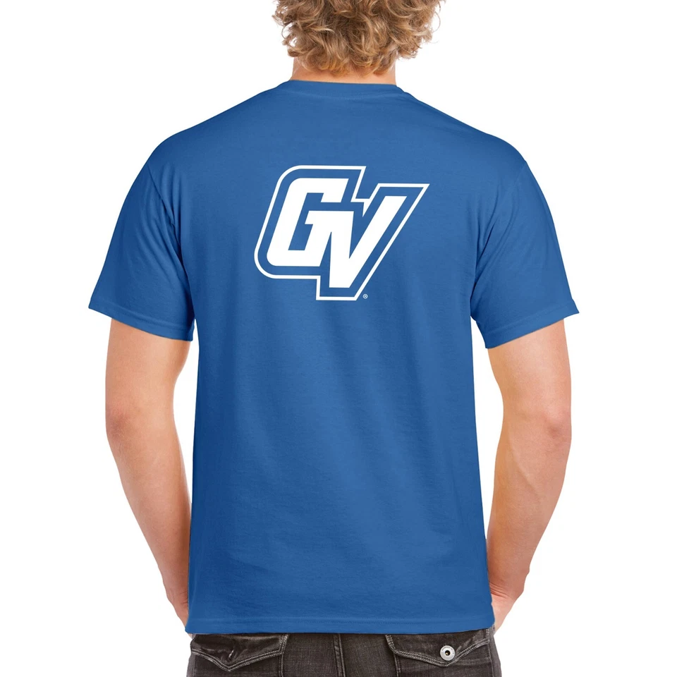 GVSU Front Back Print T-Shirt - Royal - Image 4 of 4