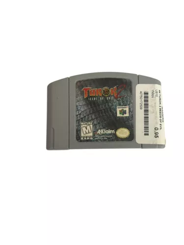 Turok 2 Seeds of Evil Nintendo N64 1998 Tested Working Authentic