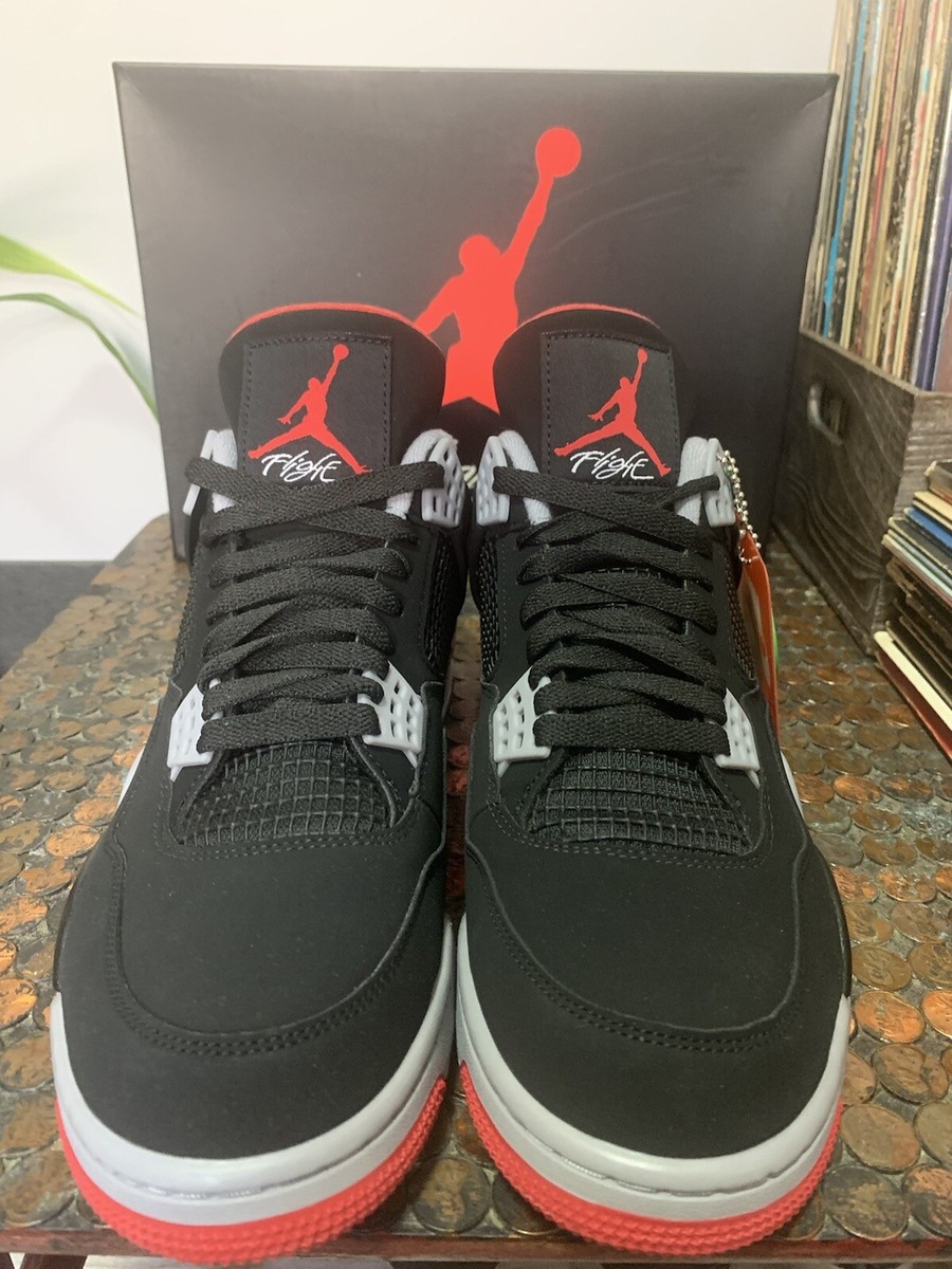 NEW DS 2019 NIKE JORDAN 4 BRED Size 11M OG ALL RARE CLASSIC