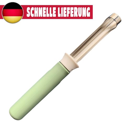 2-in-1-Apfelkernentferner aus Edelstahl, Apfelschäler für die Küche (Cyan, 1 Stü