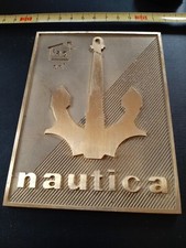 Placca Targa Bronzo Nautica Ancora Pubblicitaria IAG Venezia Cantieri Marina