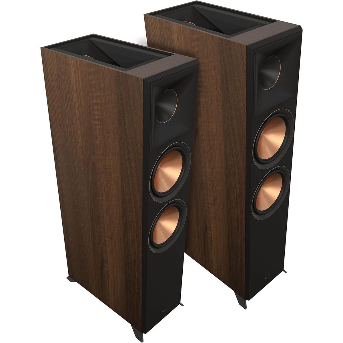 Напольный двухполосный динамик Klipsch RP-8060FA II 6.5 мощностью 600 Вт, орех, Пара