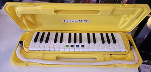 Keyboard Harmonica Blue Melody Mouth Piano - From JAPAN