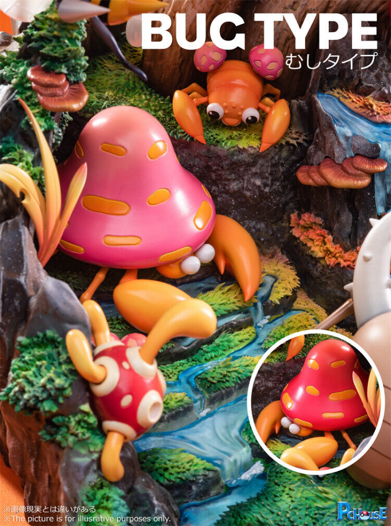 Pre order】Pc house Studio Pokemon Bug Type Resin statue