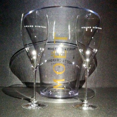Riedel × Moët Chandon Champagne Glass & Cooler Ice Bucket Moet Grand Vintage