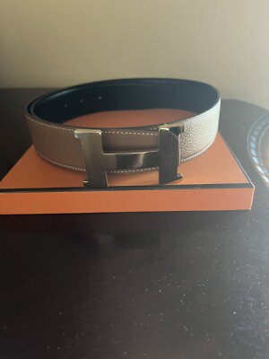 Hermes Constance Belt Buckle and Reversible Leather Strap Men