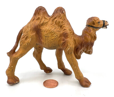 Italy Elastolin Composite Camel Toy Figure 1940s Nativity Putz 