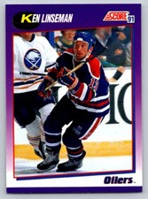 1991 Score #359 Ken Linseman Edmonton Oilers