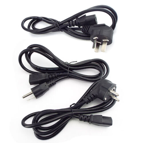 1.5M IEC C13 AC Power Supply Cable Monitor PC Computer Printer Line Wire Cord - Afbeelding 1 van 9