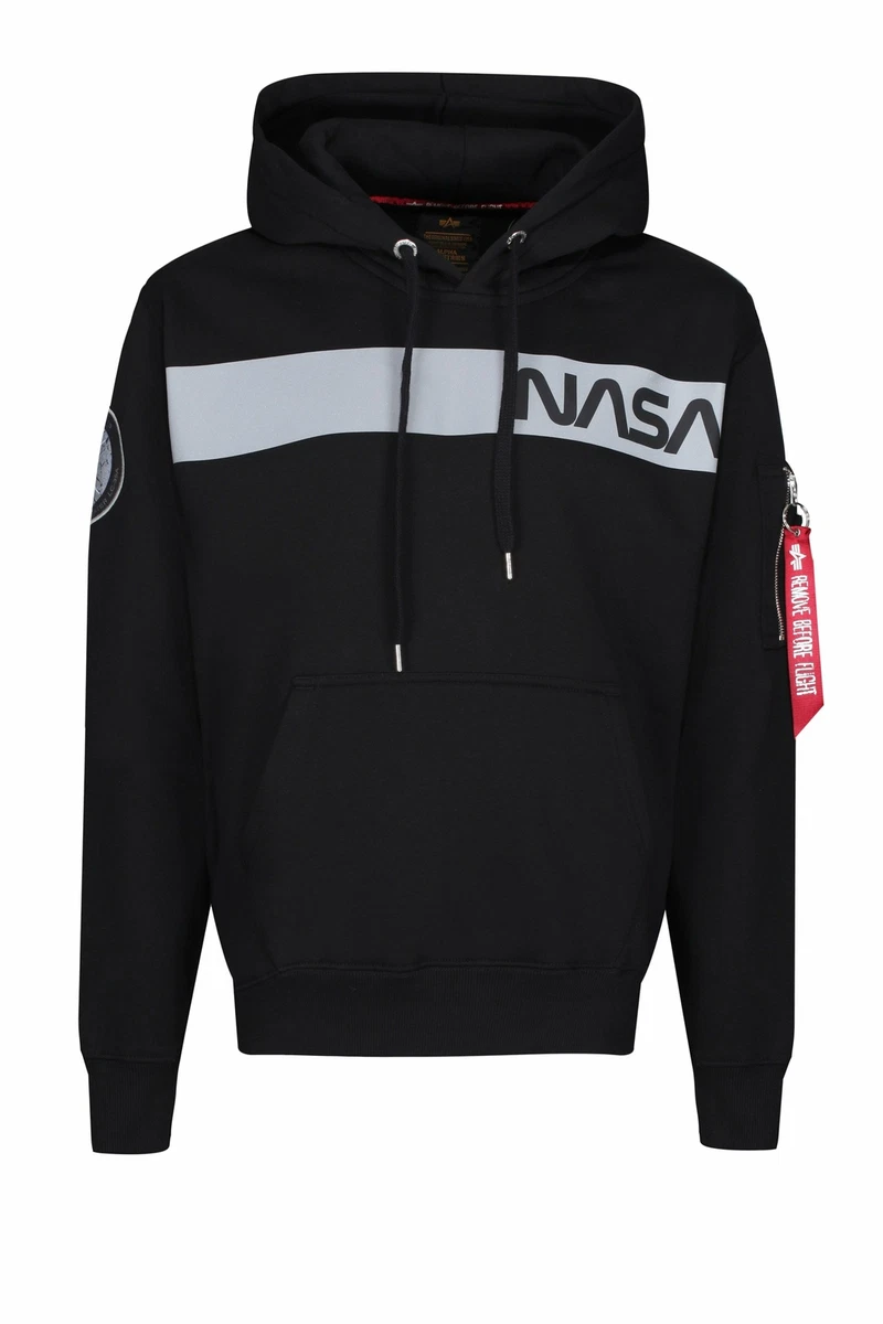 Black Mens | OTH INDUSTRIES Limited Logo | NASA Reflective eBay ALPHA Edition Hoodie