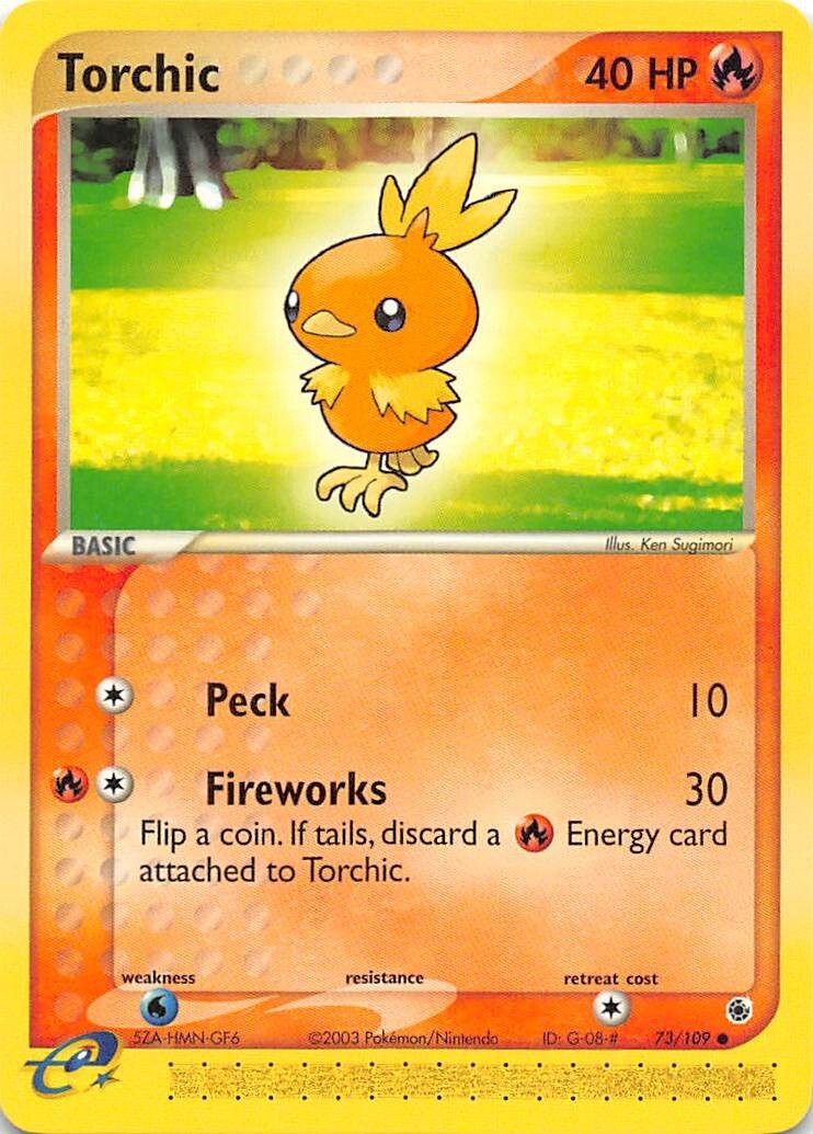Tourchic 25+ Torchic 73/109 Ruby and Sapphire for sale | Updated Oct 2026