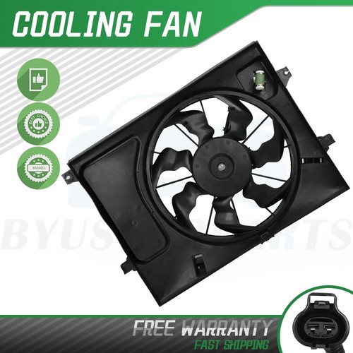Electric Radiator Cooling Fan Assembly For 20122019 Kia Soul 1.6L 2.0L