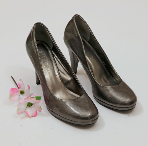 Via Neroli Pearlized Women's Gray Platform Pumps … - image 1