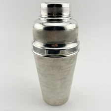 Large J. B. Chatterley & Sons Silver Plated Cocktail Shaker
