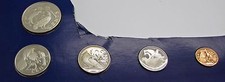 British Virgin Islands 1979 Proof 50 Cents 25 Cents 10 Cents 5 Cents 1 Cent Bird