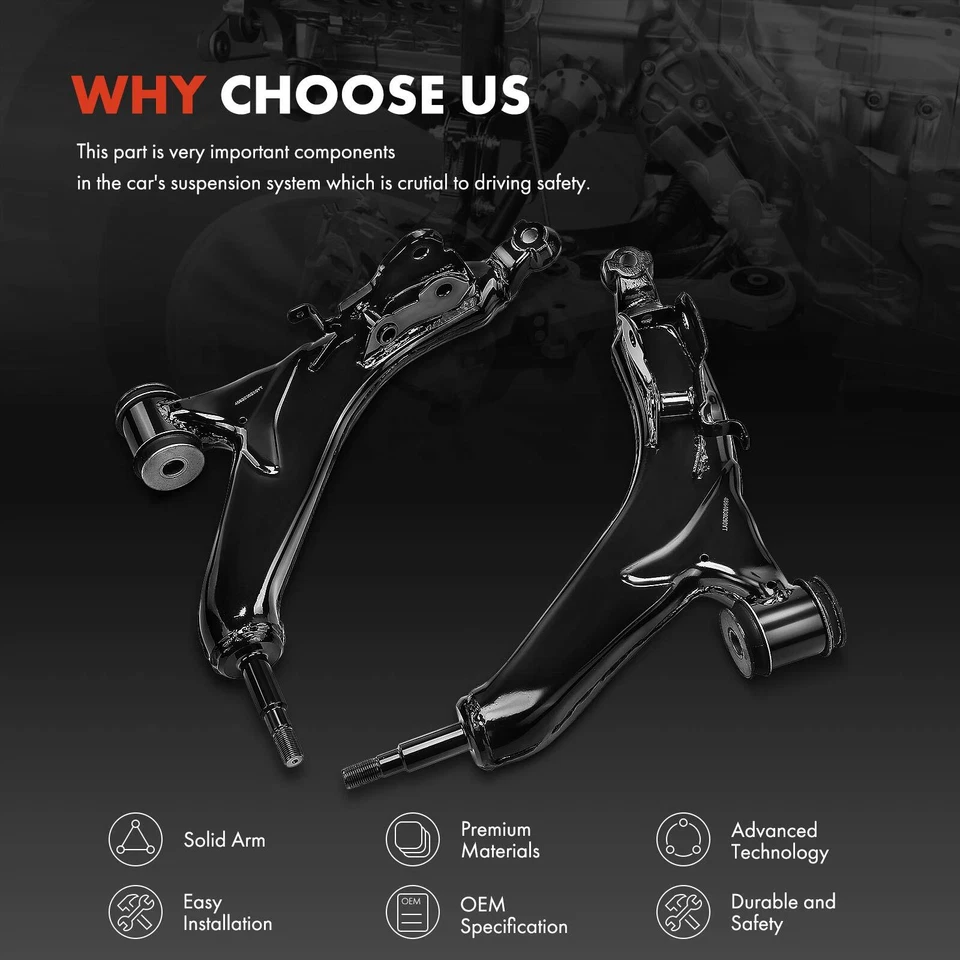 2x Brazo de control de suspensión inferior delantero para Lexus GS300 2006 GS350 2007-2011 IS250 Foto 4 de 4