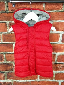 Bebé Niños Abrigo Edad 18-24 meses Tu Chaleco Chaleco Chaqueta De Piel  Sintética Rojo 92CM | eBay
