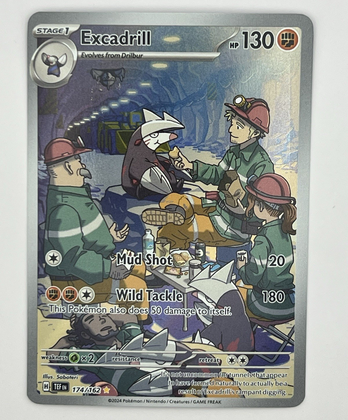 Excadrill 174/162 Sv05: Temporal Forces Holo Illustration Rare TCG NM