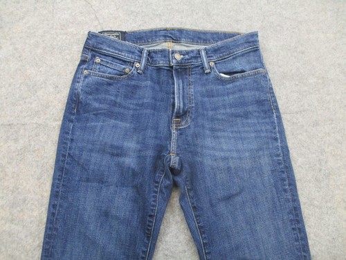 Abercrombie Fitch Jeans Mens 31 Blue Denim Rustin Athletic Slim Stretch 31x30 - Picture 2 of 8