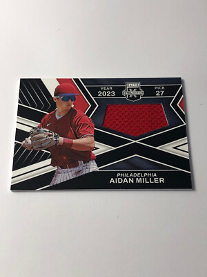 2023 Panini Elite Extra Baseball AIDAN MILLER Jersey First Round Materials