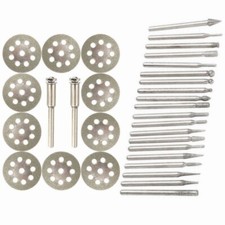 Diamond Grinding Cutting Carving Bit Set For Dremel Rotary Tool Stone Tile Glass