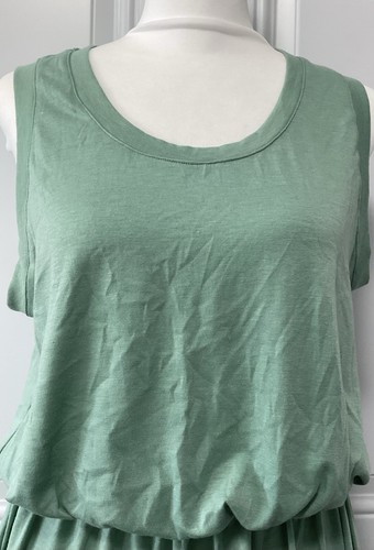 Abito donna verde smanicato maxi elastico in vita Cupshe nuovo con etichetta taglia small - Foto 3 di 10