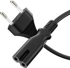 1,80 m  Stromkabel, Netzkabel Euro-Stecker auf C7, 2-pin Euro-8 Well Shin WS-006