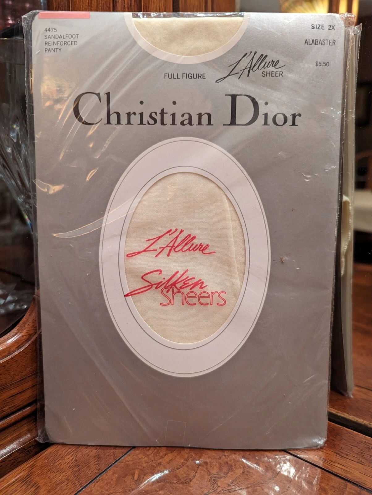 Figurine Christian Dior L'Allure Transparente Complète 2X Collants en Albâtre Jusqu'à 5' 11