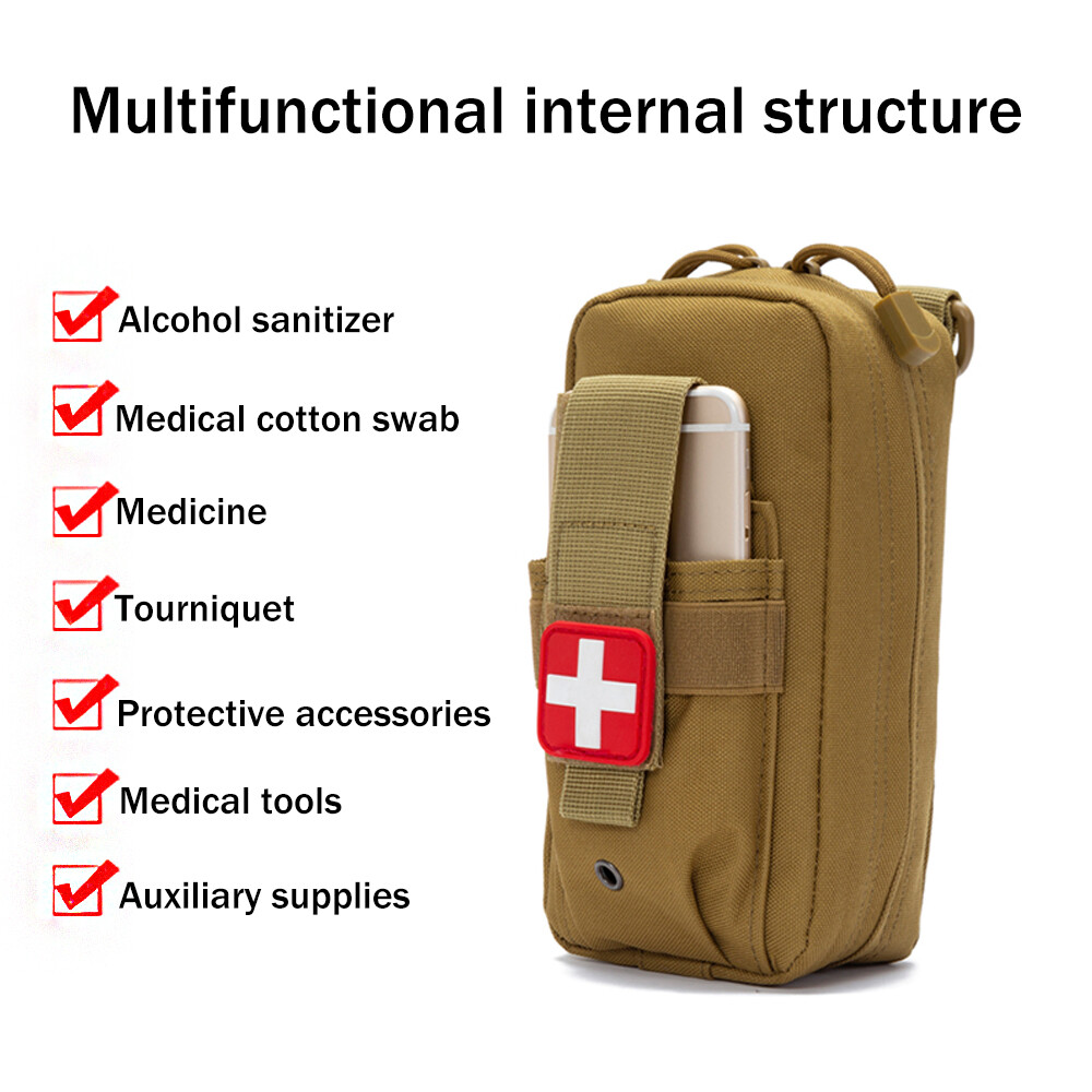 Tactical First Aid Kit Medical Molle Nylon Rip Away EMT IFAK Survival