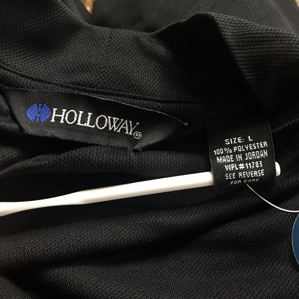 Camisa Holloway Para Hombre Grande Negra Ligera Dry-Excel Cuello Alto Poliéster Nueva con Etiquetas Foto 3 de 4