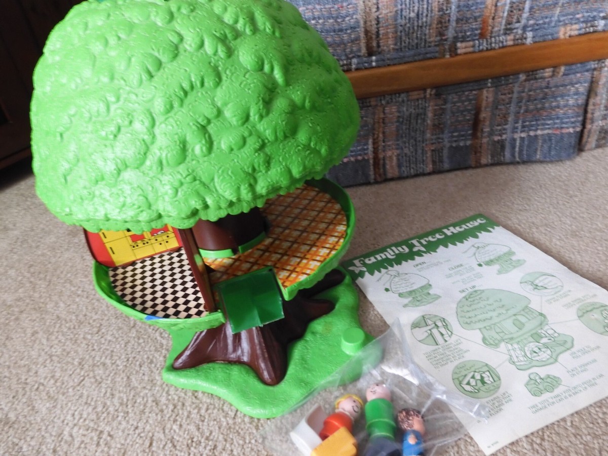 VINTAGE GENERAL MILLS KENNER 1975 TREE TOTS FAMILY TREE HOUSE PLAYSET