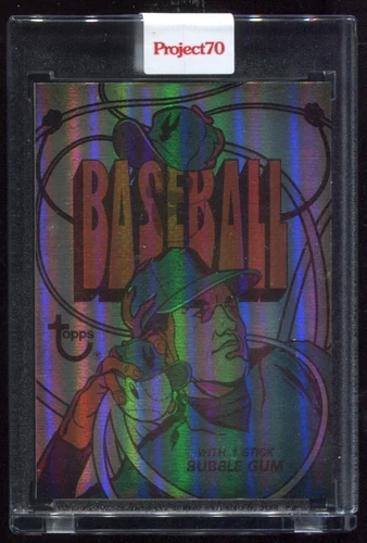 TOPPS PROJECT 70 FOIL #773 WAX WRAPPER by GREG 'CRAOLA' SIMPKINS 64/70