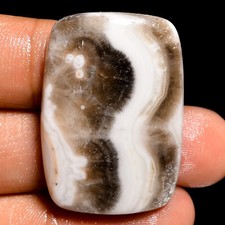 Yellow Lace Agate Radiant Shape Cabochon Gemstone 52.5 Ct. 33X24X7 mm EE-29693