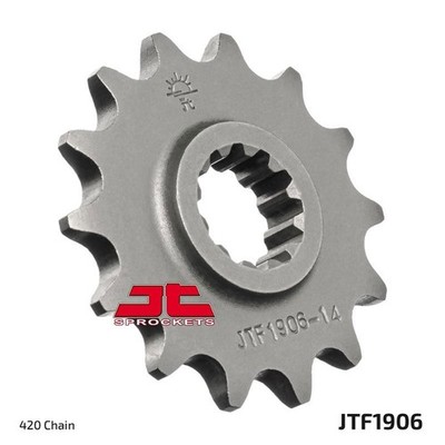 JT Sprockets Front Steel CS Sprocket 14 Tooth 420 Chain For KTM 65 SX 2004-2023
